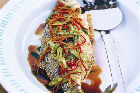 Chinese Style Oven Baked Fish .
